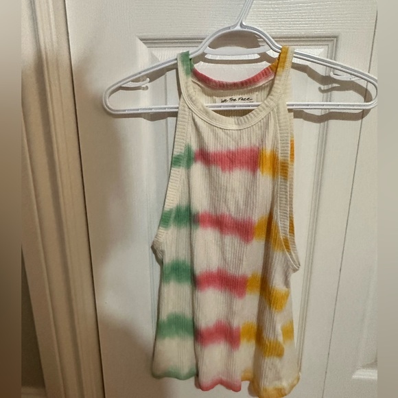 Free People Easy Breezy Tank Top women Funky Stripe Combo - Picture 9 of 11